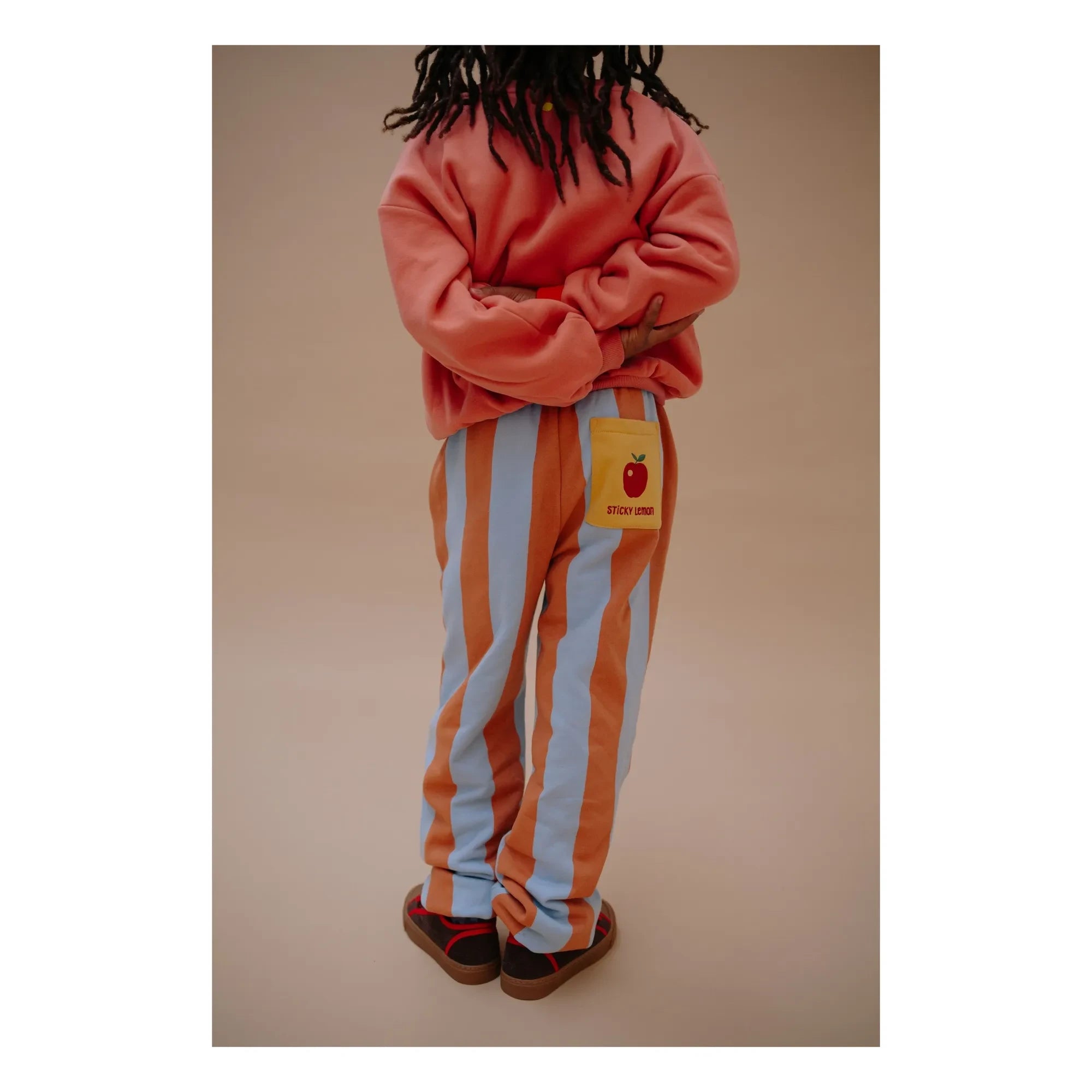 Sticky Lemon - Striped Lemon Joggers | Orange