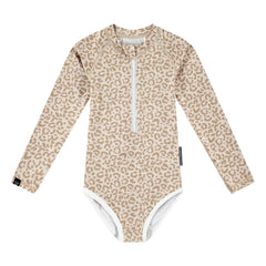 Beach & Bandits - Smiley UV-Protected Swimsuit Made from Recycled Fibers | Beige