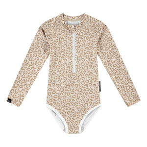 Beach & Bandits - Smiley UV-Protected Swimsuit Made from Recycled Fibers | Beige