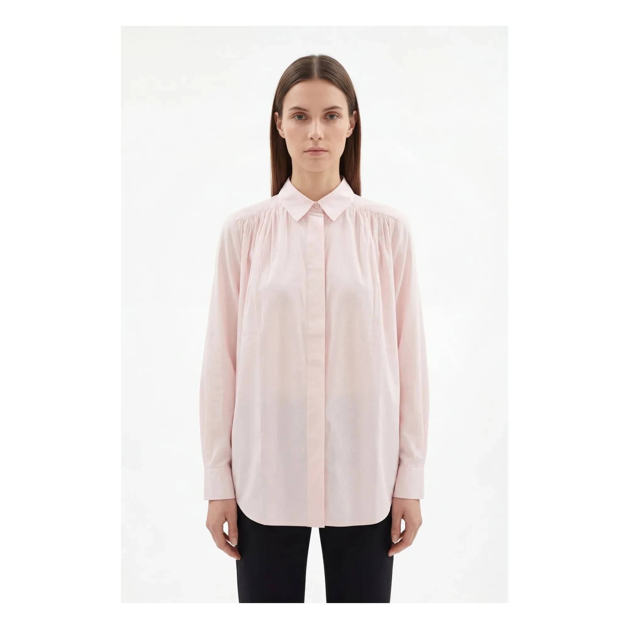 Hod - Madrid Cotton Shirt | Pale Pink