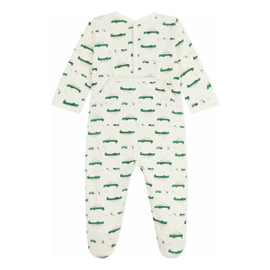 Petit Bateau - Pyjamas Dors Bien Back Crocodiles Organic Cotton | Ivory
