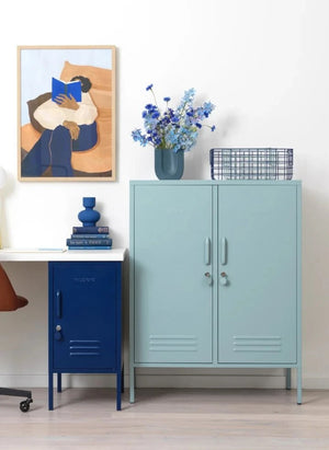 Mustard Made - Midi Metal Storage Unit | Ocean
