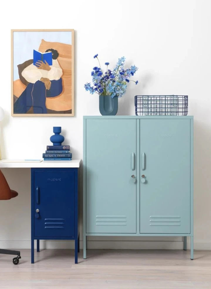 Mustard Made - Midi Metal Storage Unit | Ocean