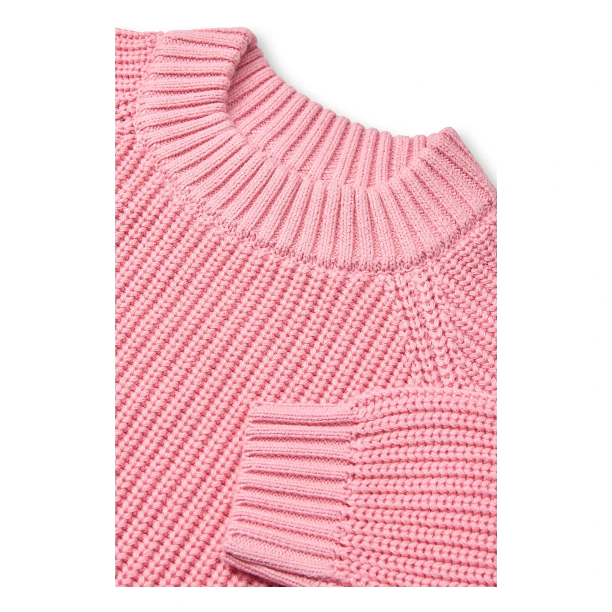 Copenhagen Colors - Striped Organic Cotton Sweater | Pink