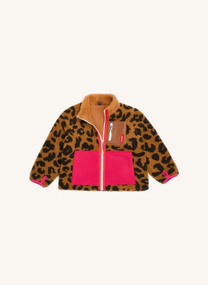 Hello Hossy - Leopard Fleece Jacket | Brown