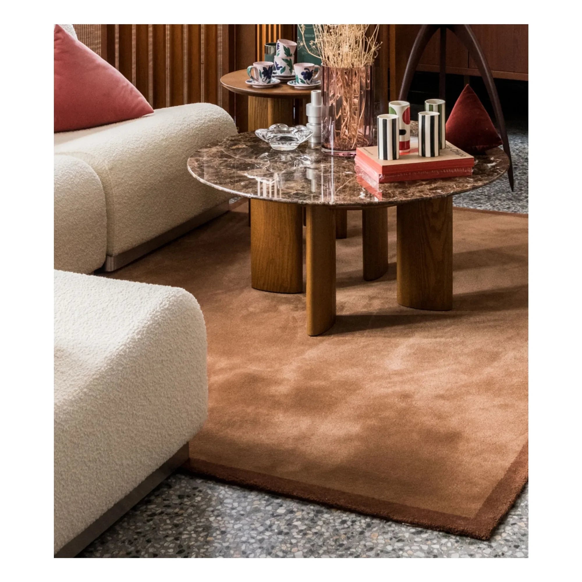 The Socialite Family - Wool Luna Rug | Chocolate