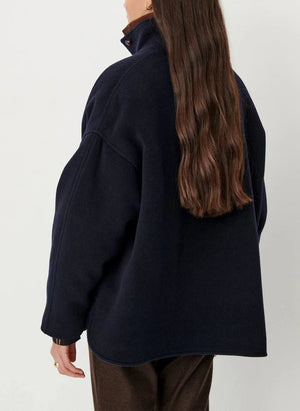Sessùn - East Coast Wool Coat | Navy