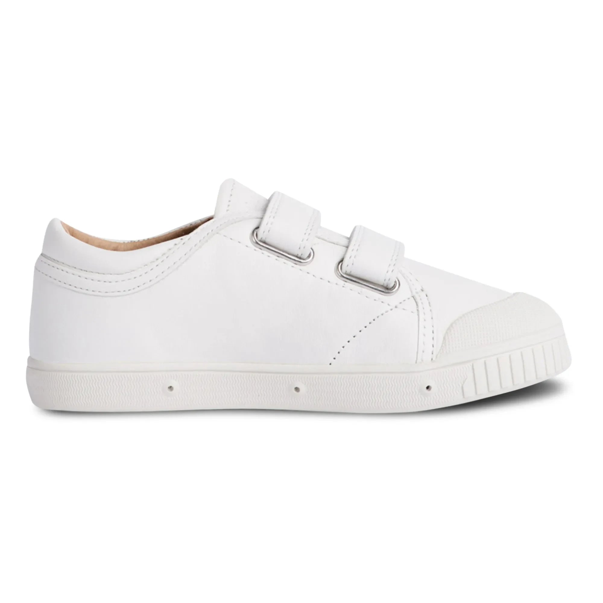 Spring Court - G2 Nappa Low Ankle Velcro Sneakers | White