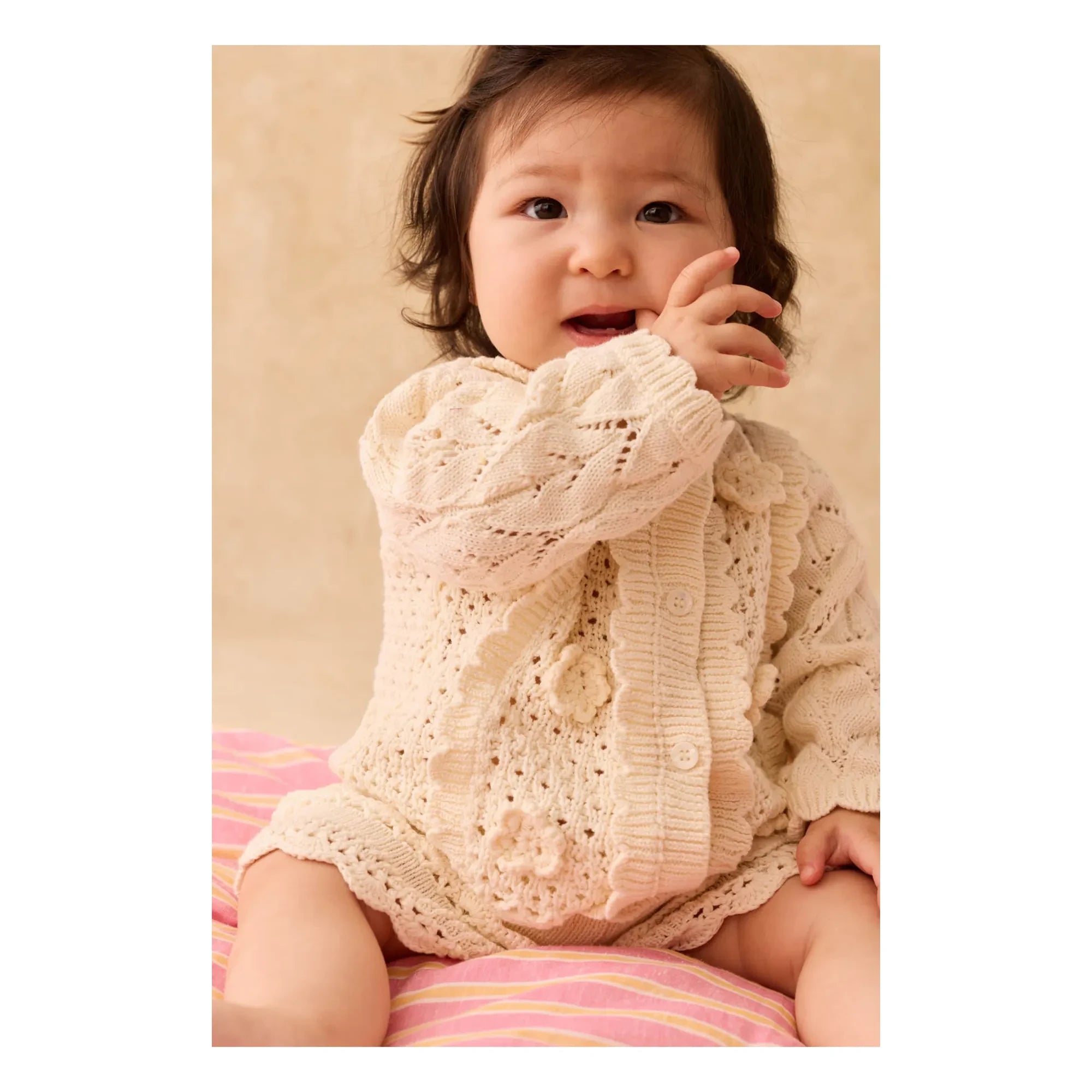 Louise Misha - Chai Ribbed Vest | Cream