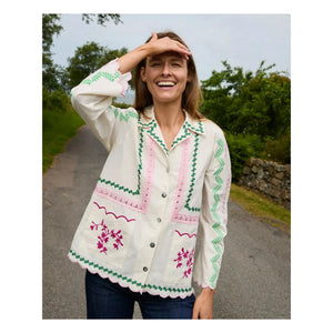 SISSEL EDELBO - Jia Organic Cotton Shirt | Cream