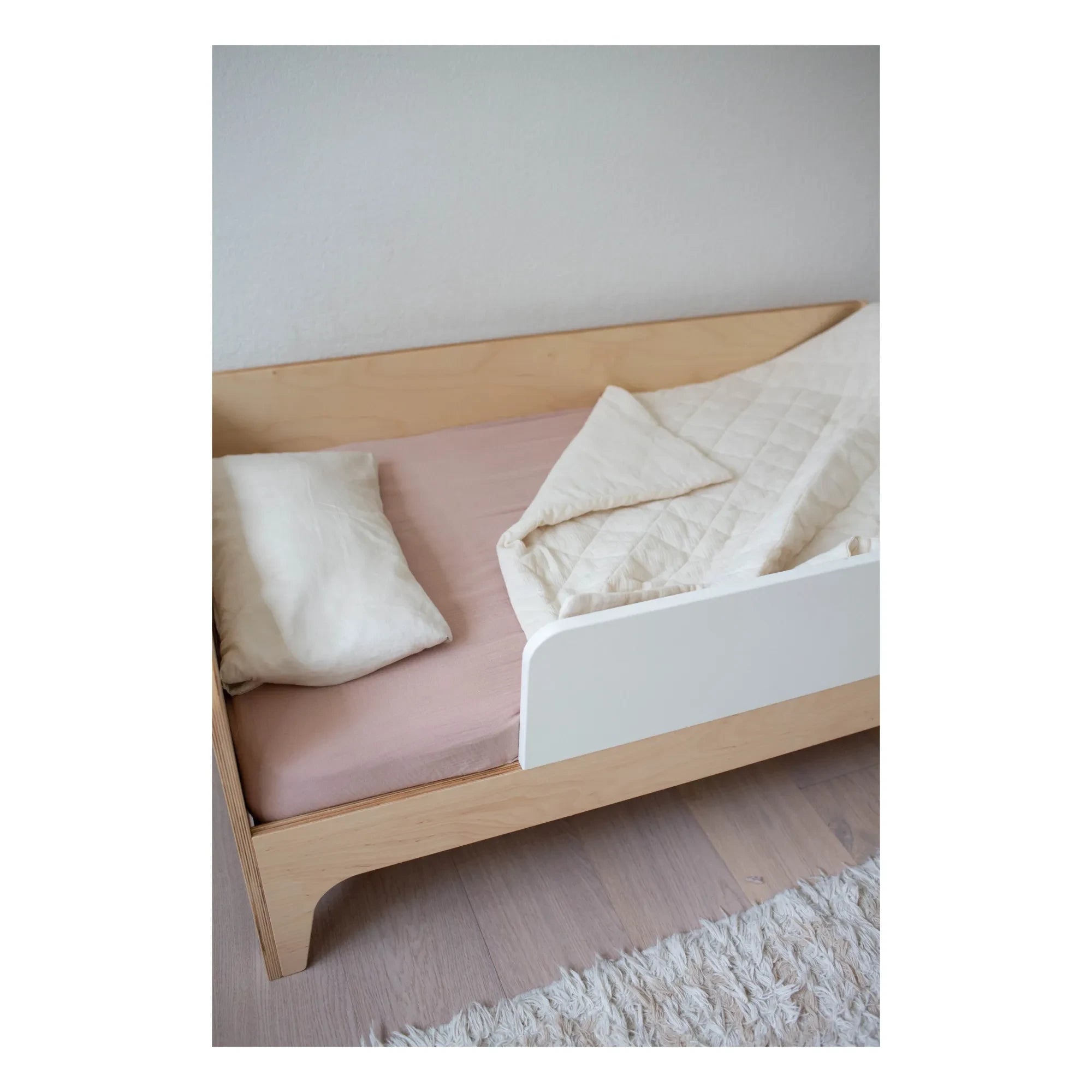 Soft Spot - Organik pamuklu lastikli çarşaf | Pembe