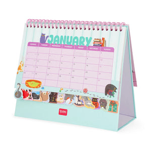 Legami - Desk Calendar with Stickers - 2027