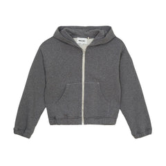 Smallable Kid - Kaightleridge Organik Pamuklu Kapüşonlu Sweatshirt | Gri Melanj