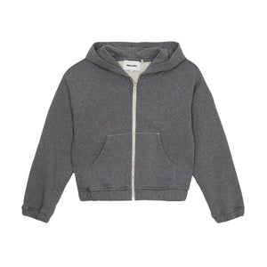 Smallable Kid - Kaightleridge Organik Pamuklu Kapüşonlu Sweatshirt | Gri Melanj
