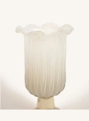 Olsson & Jensen - Tulipa Glass Vase | Off-white