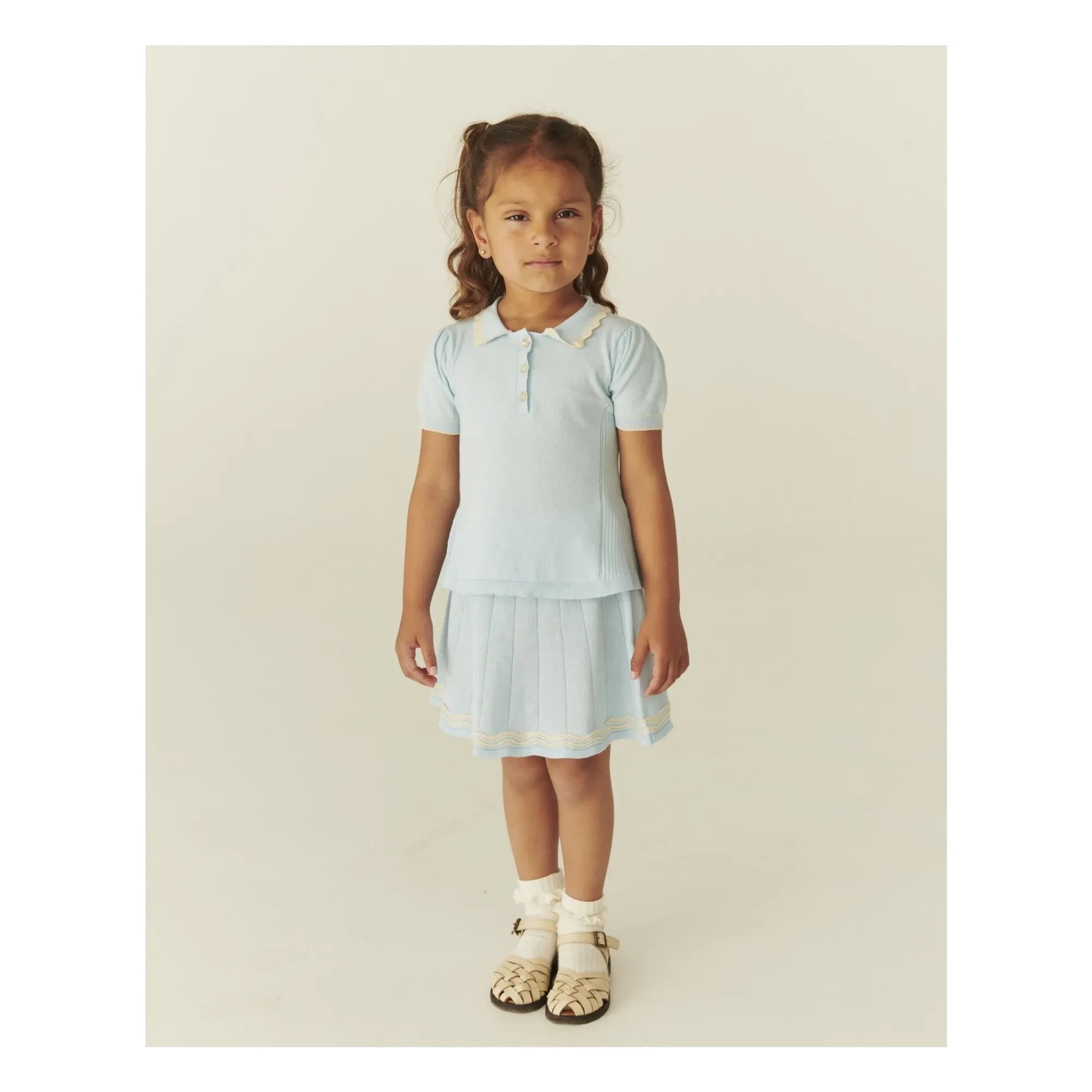 Copenhagen Colors - Tennis Skirt Made of Organic Cotton | Ice Blue