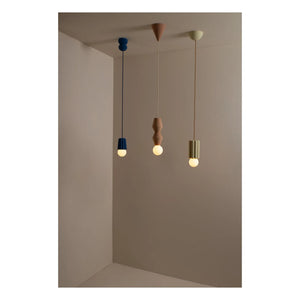 Schneid Studio - Stucco 2 Ceramic Pendant Lamp | Brown