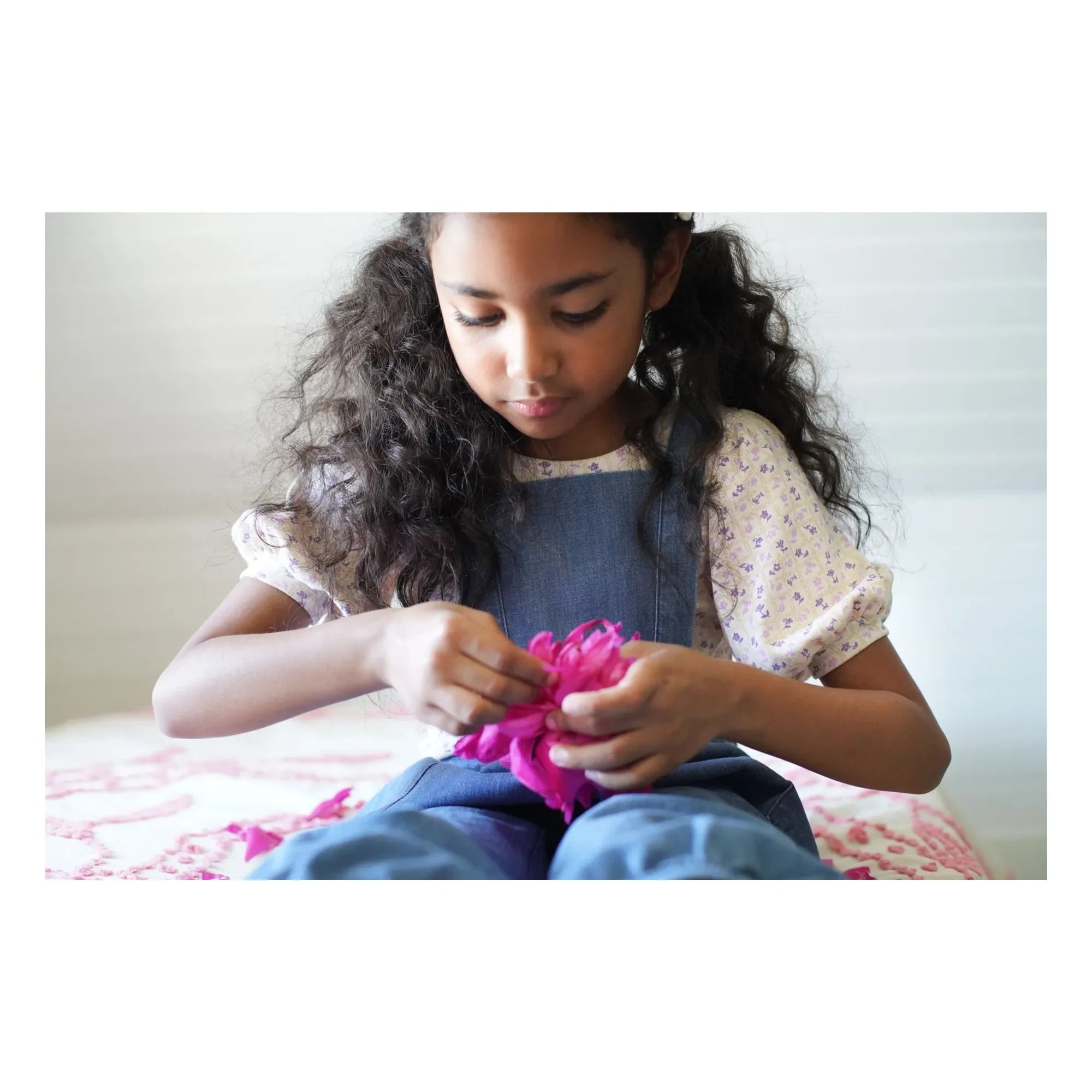 Soor Ploom - Organic Cotton Flower Balloon T-Shirt | Dust Pink