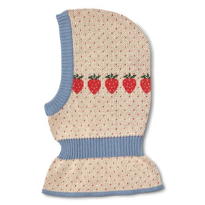 Flöss - Louise Polka Dot Hooded Top | Cream