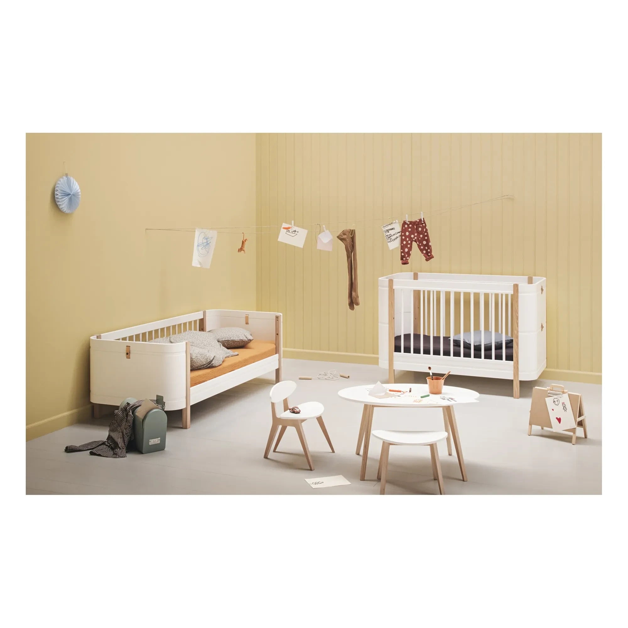Oliver Furniture - Mini+ yatak için dönüşüm kiti | Beyaz