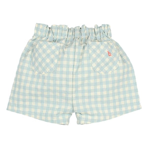 Búho - Mercerized Organic Cotton Shorts | Aqua