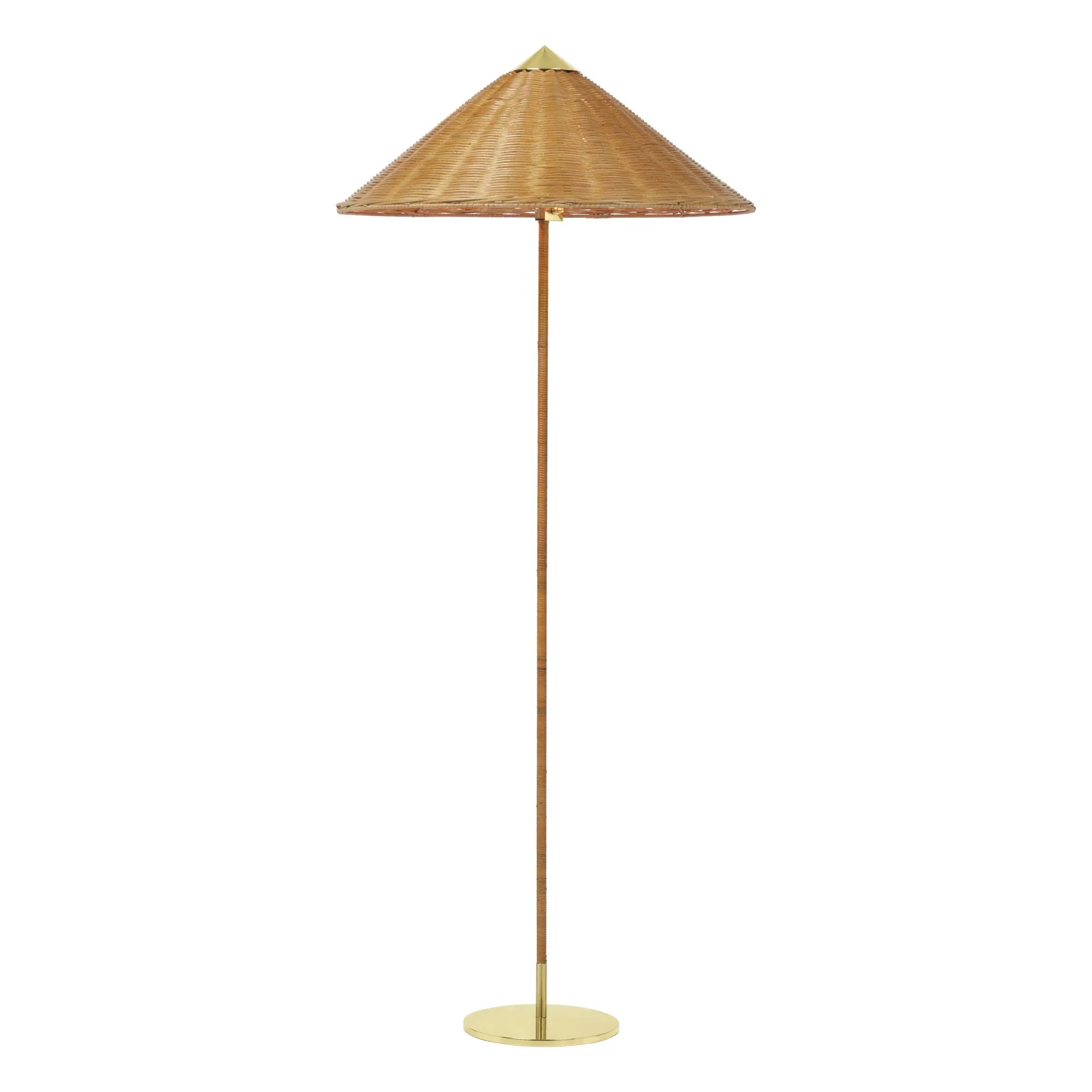 Gubi - 9602 Rattan Floor Lamp | Natural