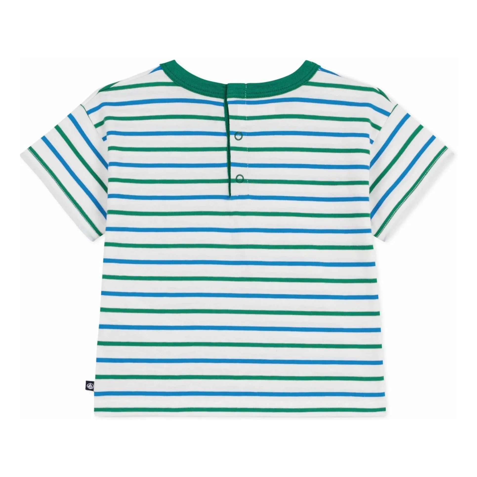 Petit Bateau - Striped T-Shirt | White