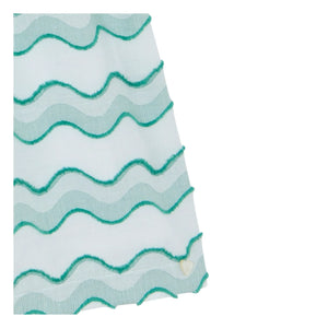 Tartine et Chocolat - Wave Pattern Dress | Green