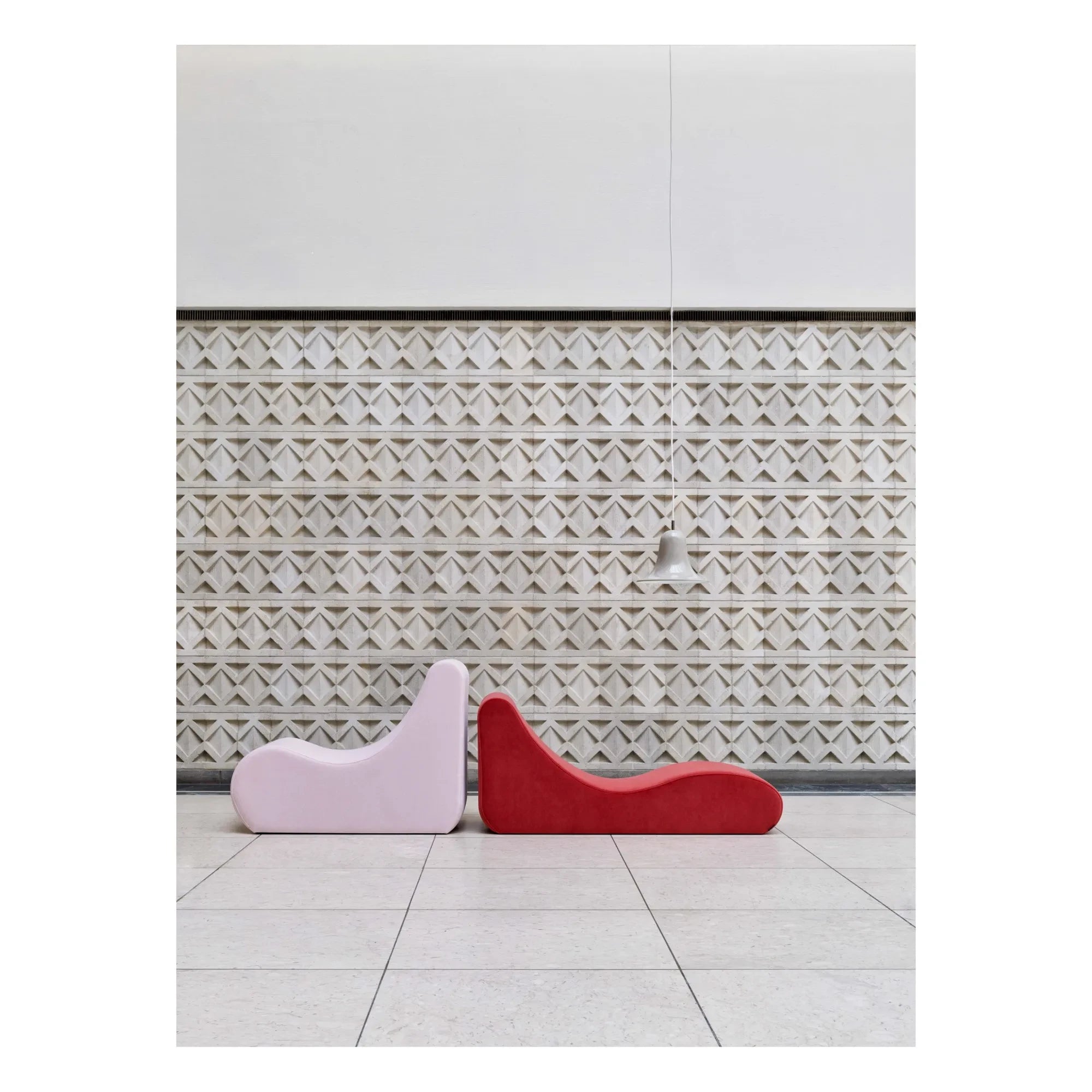 Verpan - Welle 4 Lounge Chair | Red