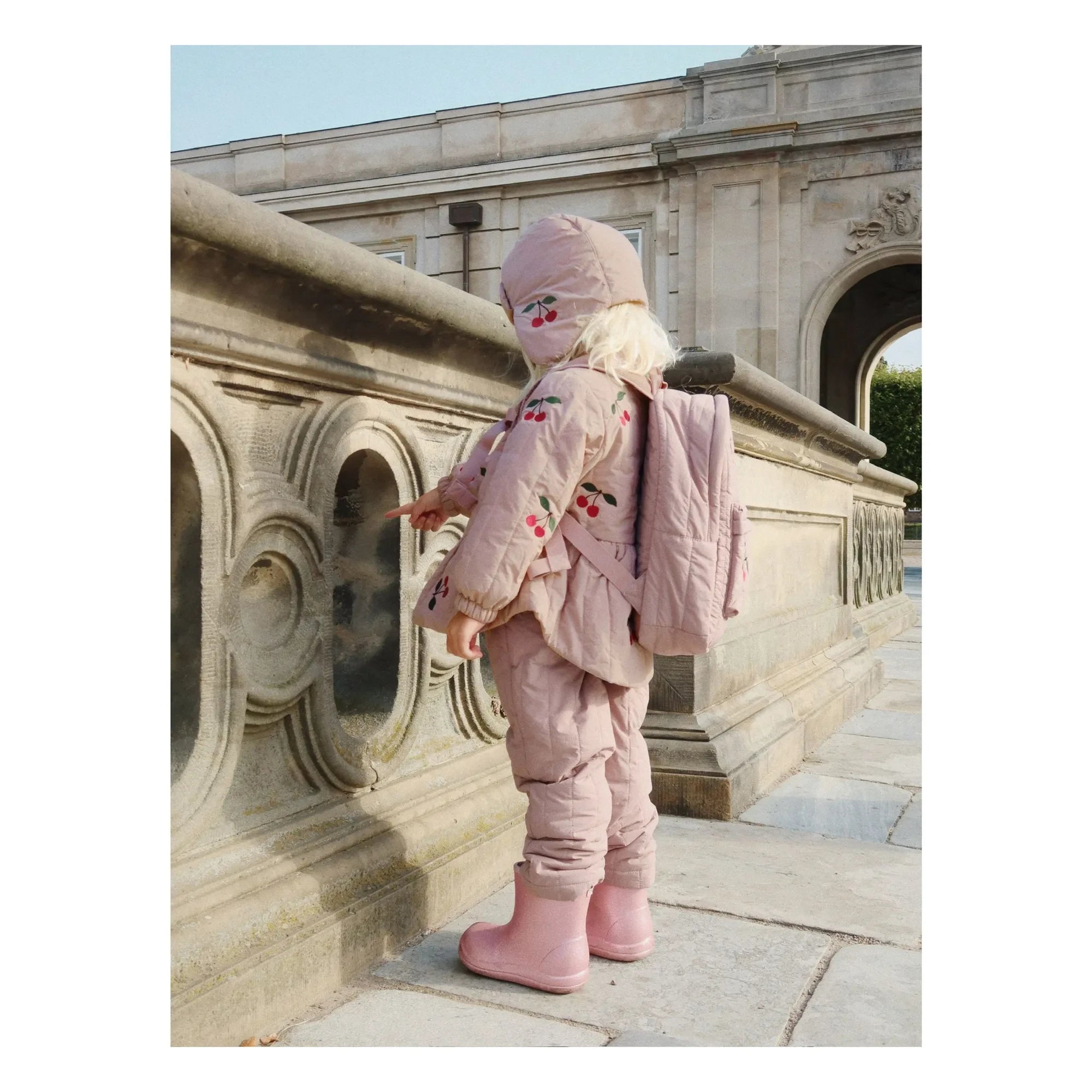 Konges Sløjd - Juno Cherry Quilted Backpack | Mauve