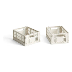 Hay - Foldable Baskets - Set of 2 | Off White