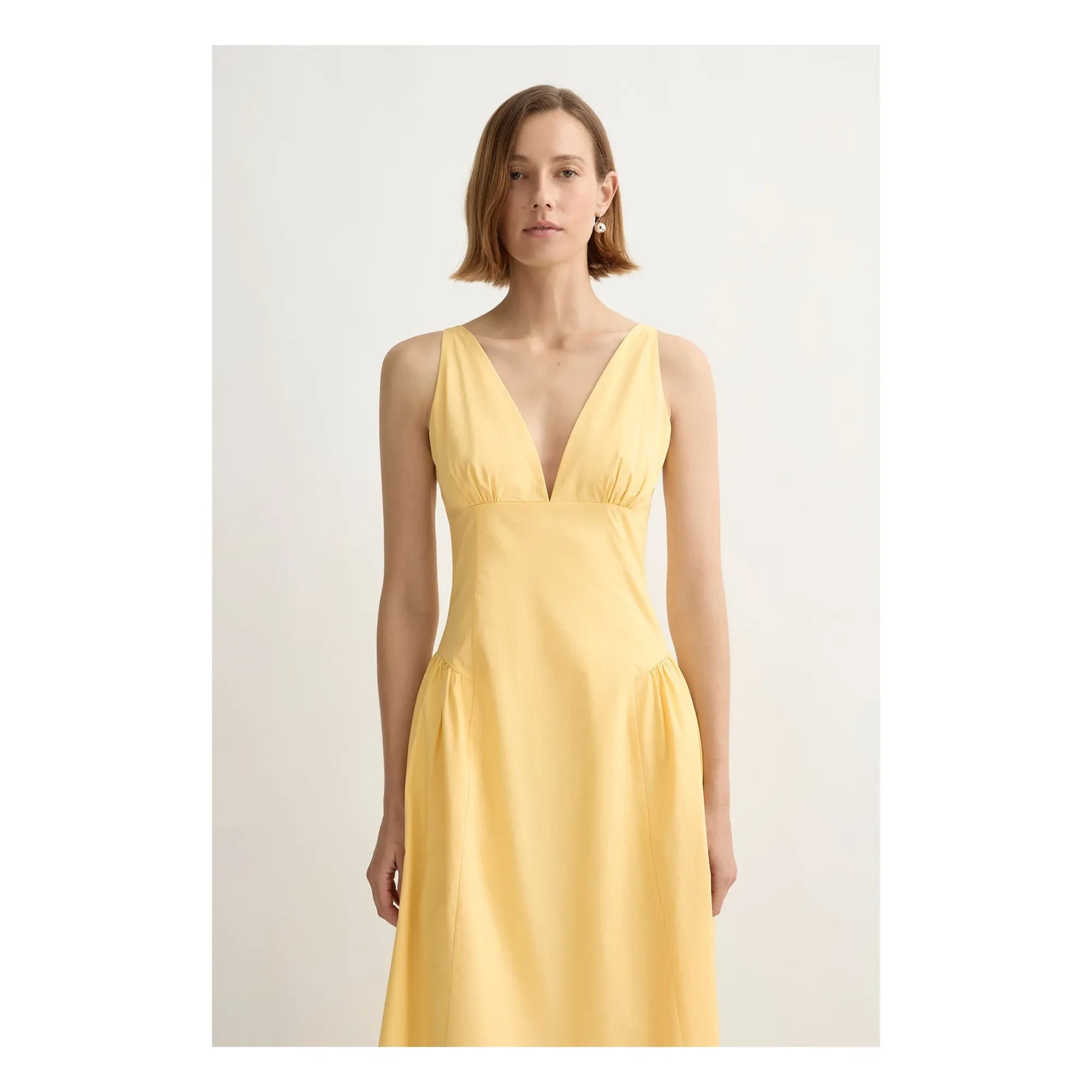 Posse - Lindie Cotton Dress | Yellow