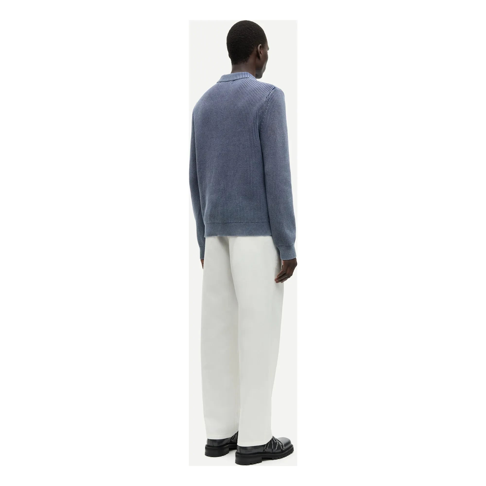 Samsoe Samsoe - Polo Neck Sweater | Steel
