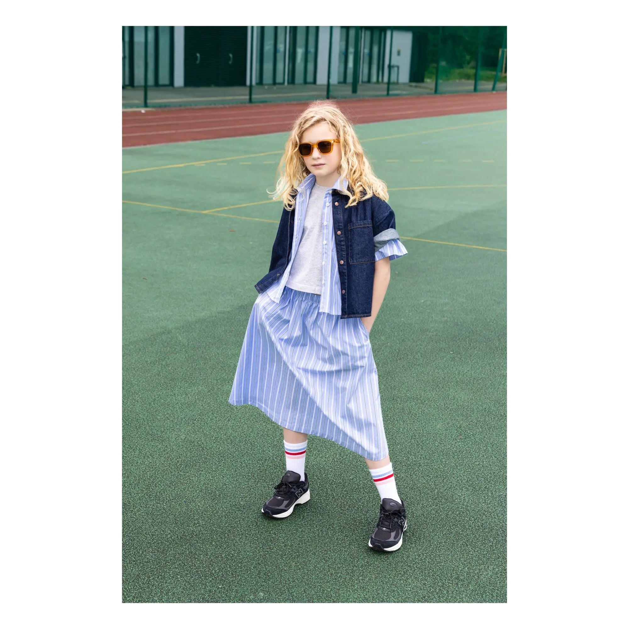 Finger in the Nose - Harper Striped Shirt | Steel