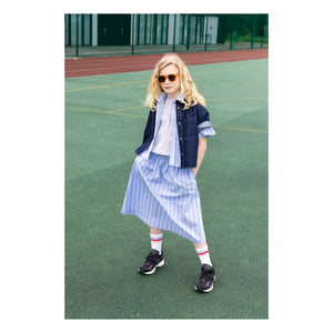 Finger in the Nose - Harper Striped Shirt | Steel