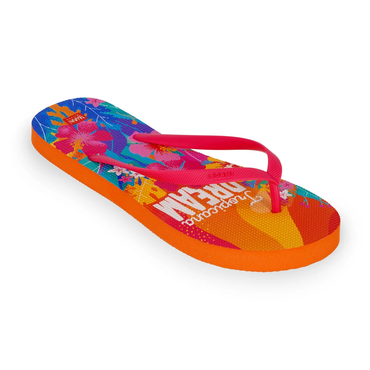 Legami - Size 40/41 Slim Tropicana Dream Flip Flops