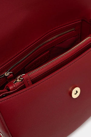 Valentino Bags kadın imitasyon deri kruvasan çanta