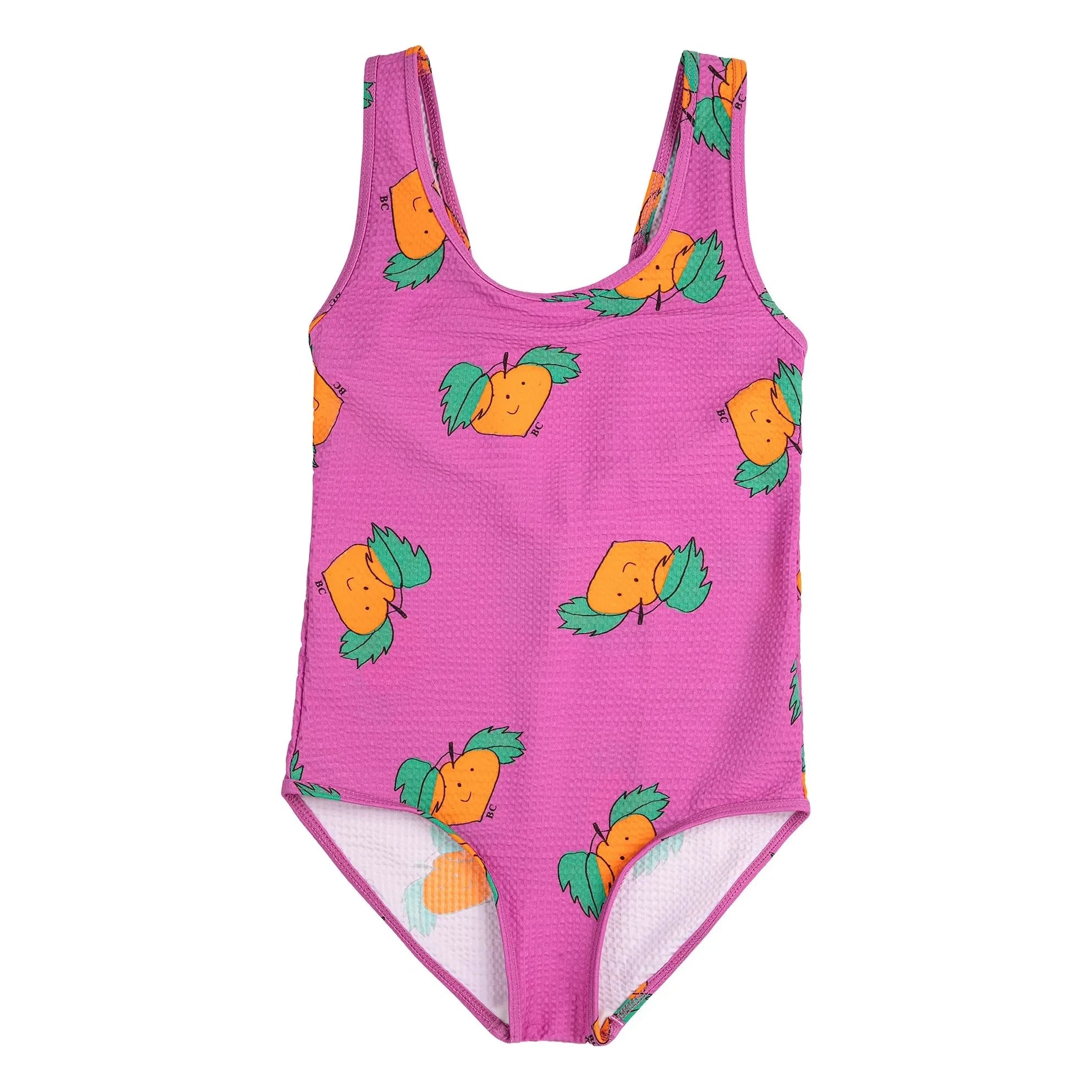 Bobo Choses - Orange Swimsuit Made from Recycled Fibers | Purple