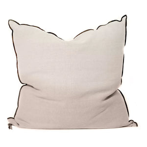 Maison de Vacances - Vice Versa Black Line Stonewashed Linen Kırlent | FiorediLatte