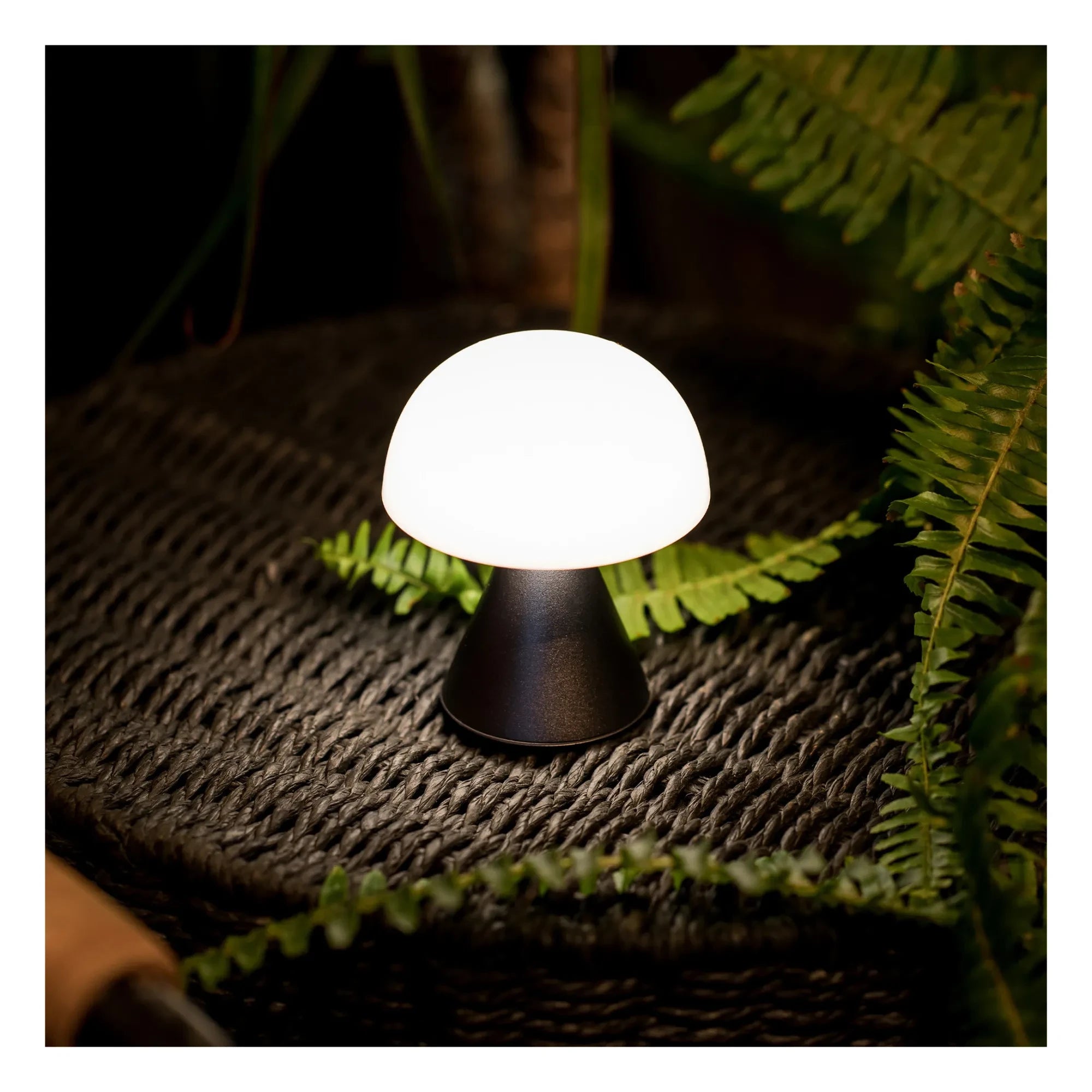 Lexon - Mina Mini LED Masa Lambası | Çelik Gri