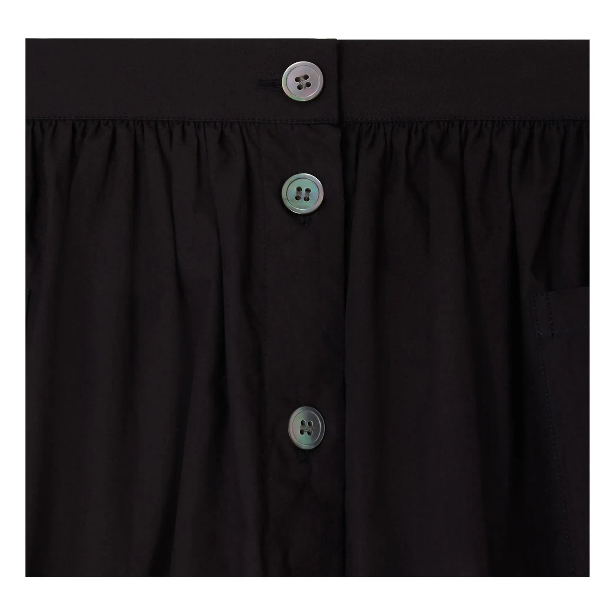 Bonpoint - Organic Cotton Ivy Hearts Skirt | Black