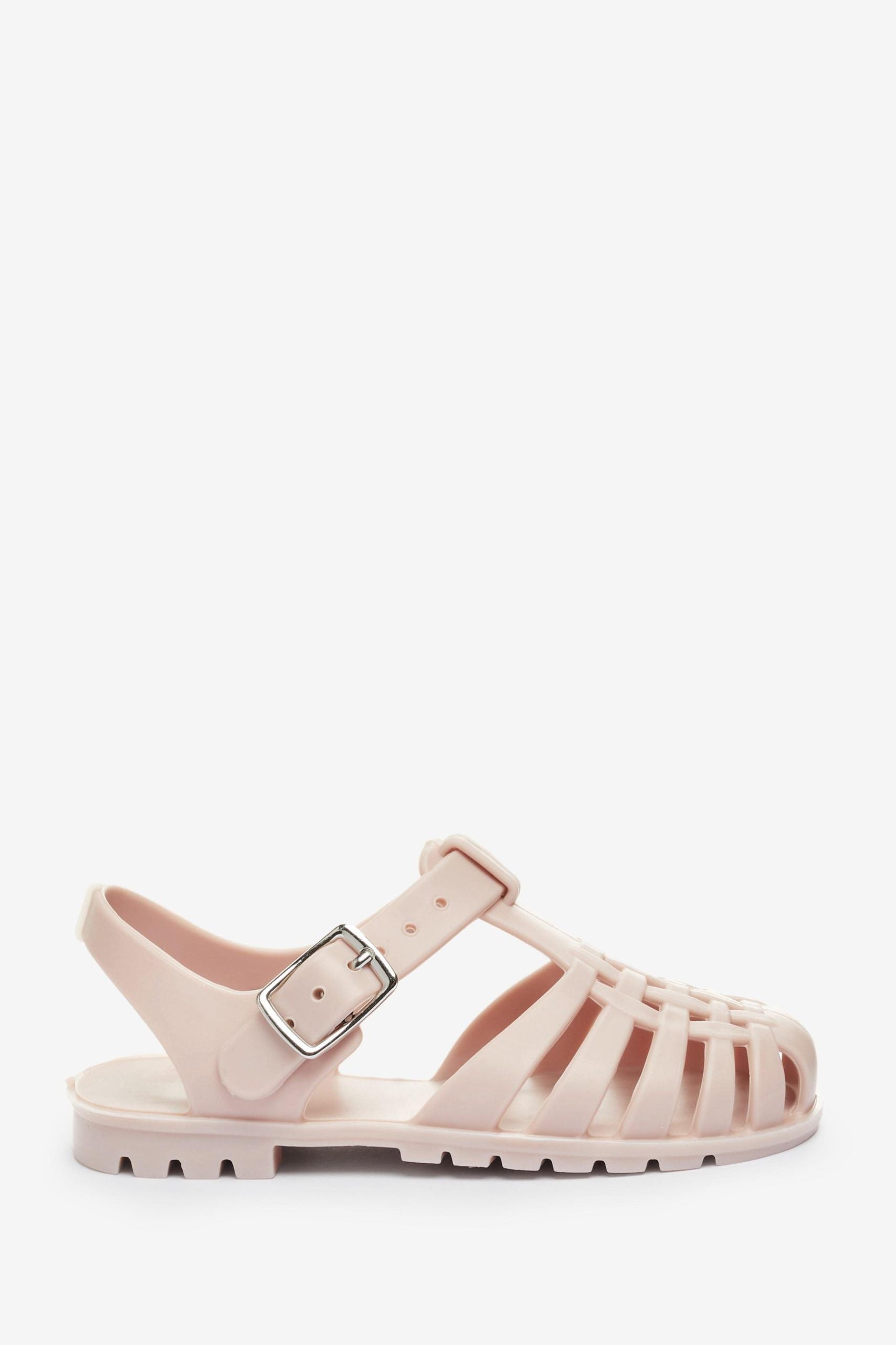 Next - Kız Çocuk Jöle Jelly Pembe Sandalet - 24-Dinossi