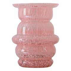 Cosin - Dome Embellished Glass Vase | Pink