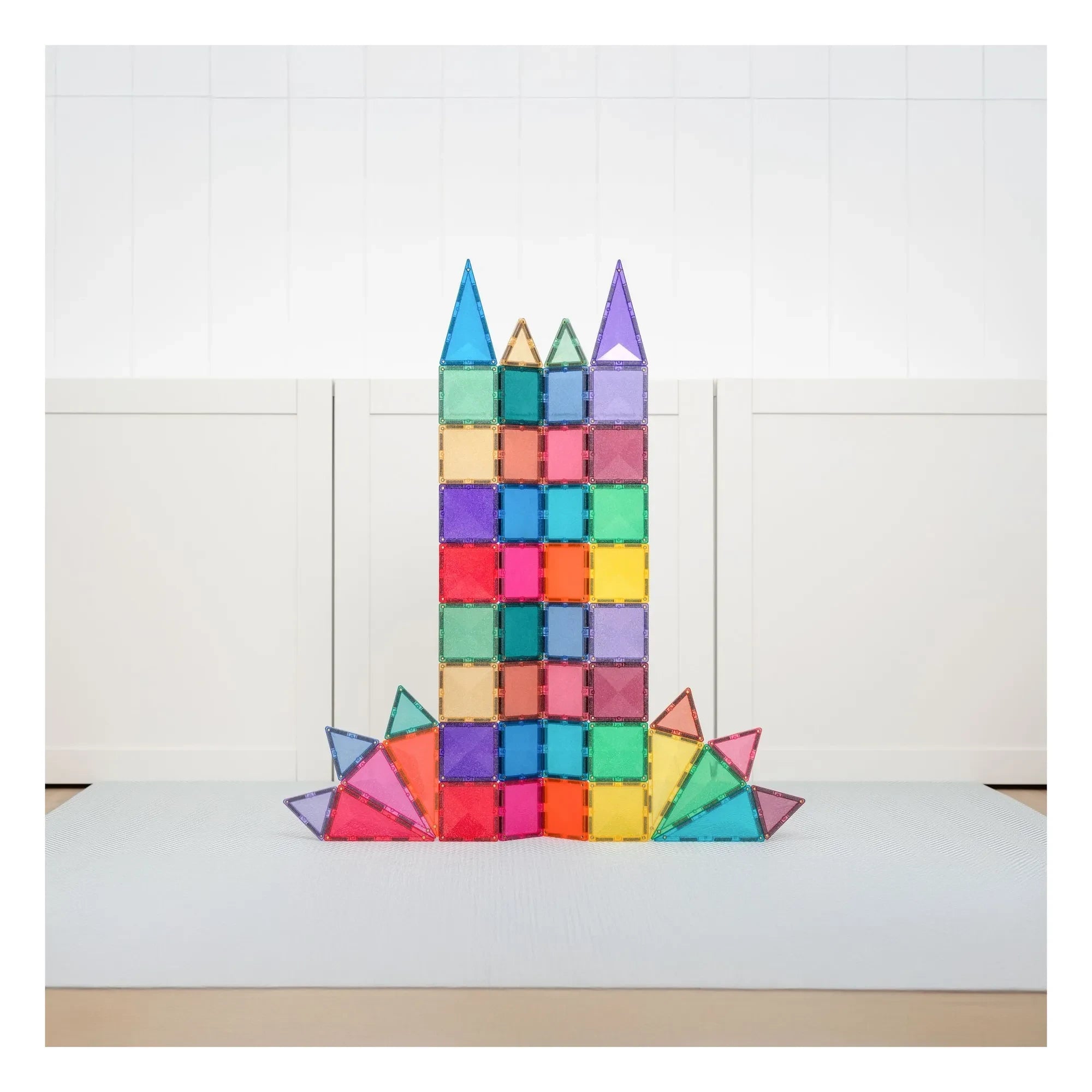 Connetix - Glitter Castle Set | Pastel