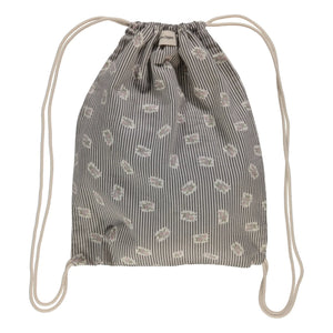 Poudre Organic - Pink Floral Backpack | Gray