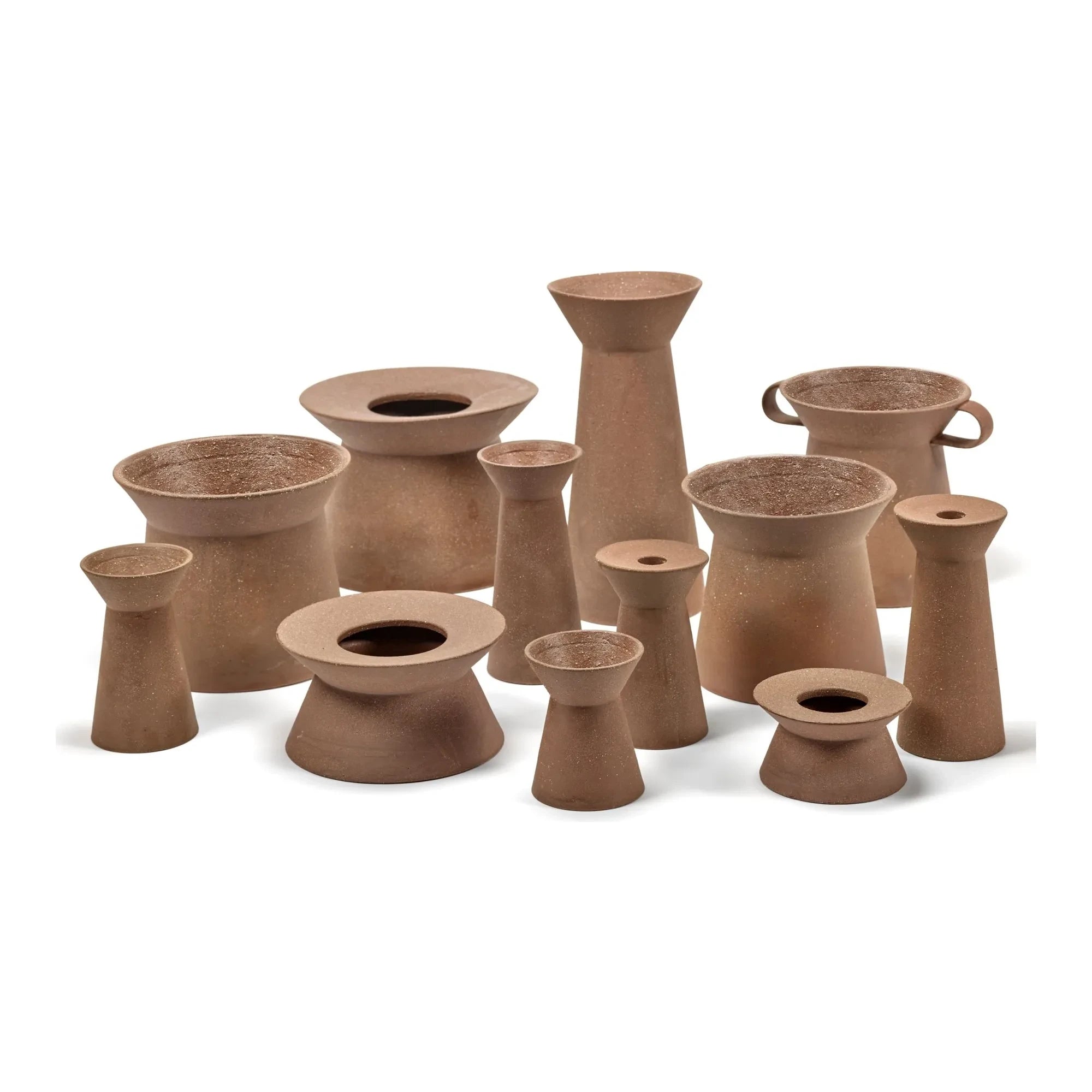Serax - Stoneware Vase Marie-Ann 02, Marie Michielssen | Brick Red