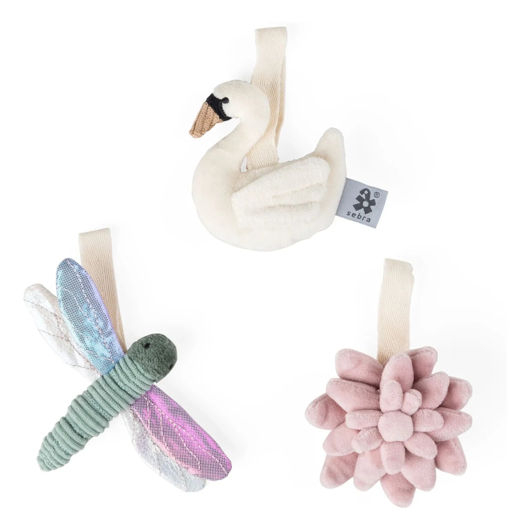 Sebra - Hanging Toys - Set of 3