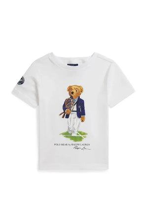 Polo Ralph Lauren çocuklar için pamuklu Wimbledon tişört