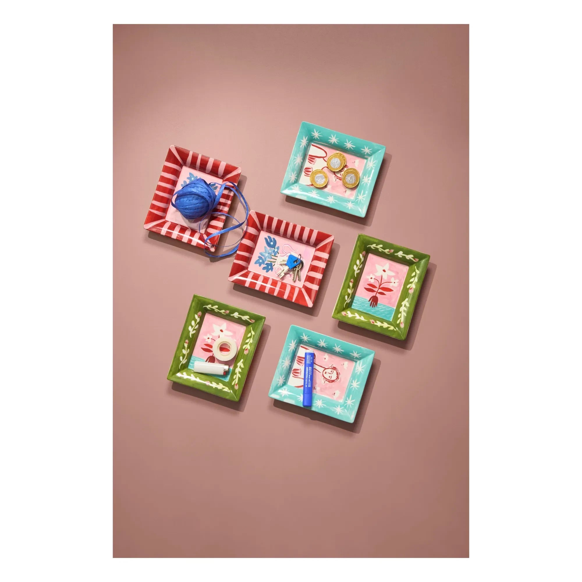 Bitossi - Con Amore Tray, Chiara Perano | Pink