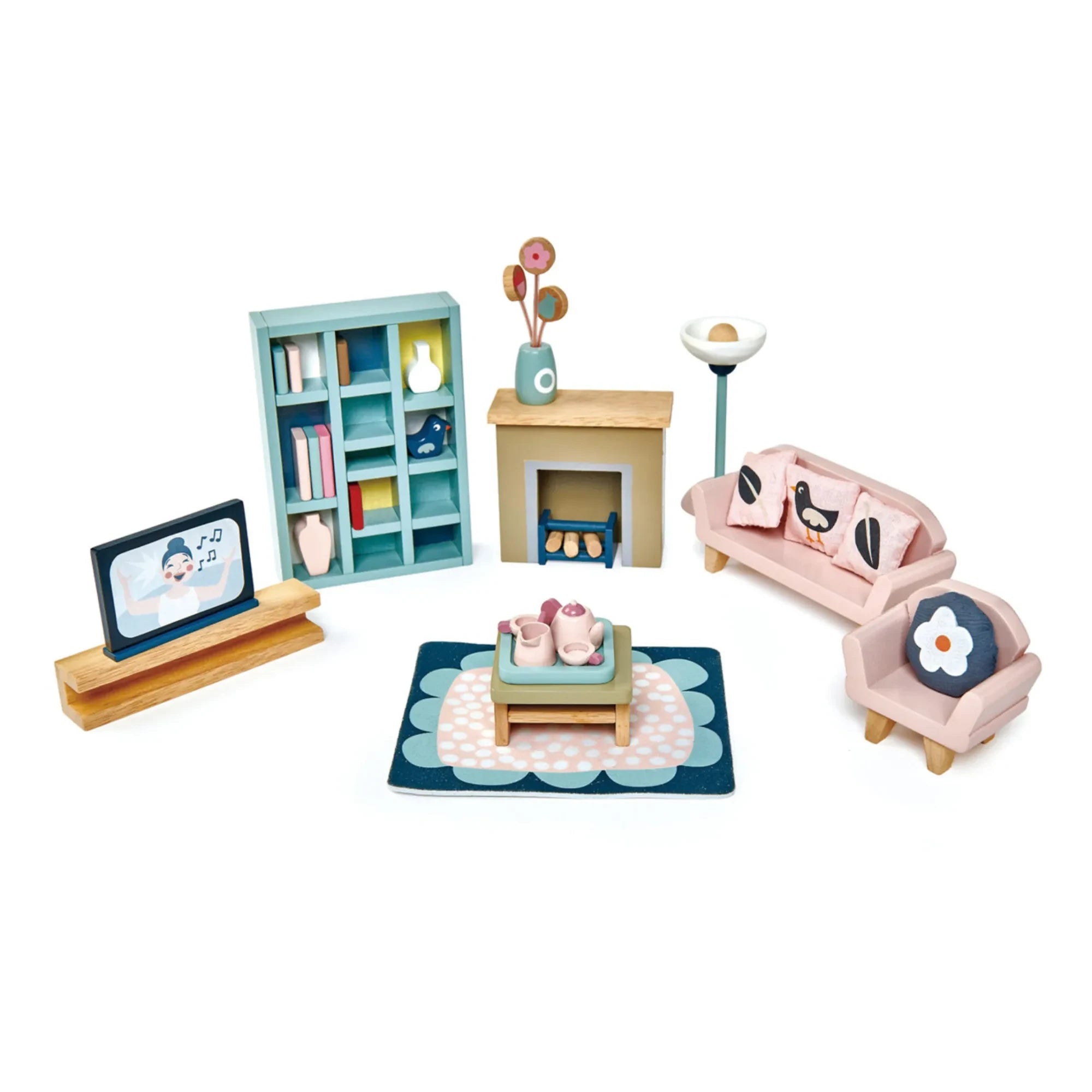 Tender Leaf Toys - Doll’s House Living Room Furniture Set